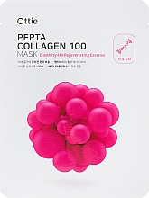 Düfte, Parfümerie und Kosmetik Stärkendes Tuchmaske für das Gesicht mit Kollagen - Ottie Pepta Collagen 100 Mask