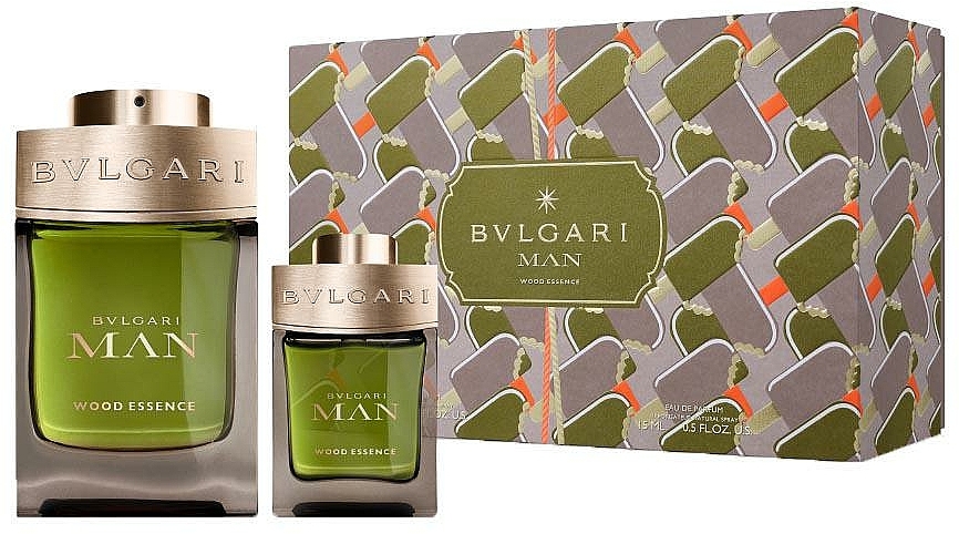 Bvlgari Man Wood Essence - Duftset (Eau de Parfum 100ml + Eau de Parfum 15ml)  — Bild N1