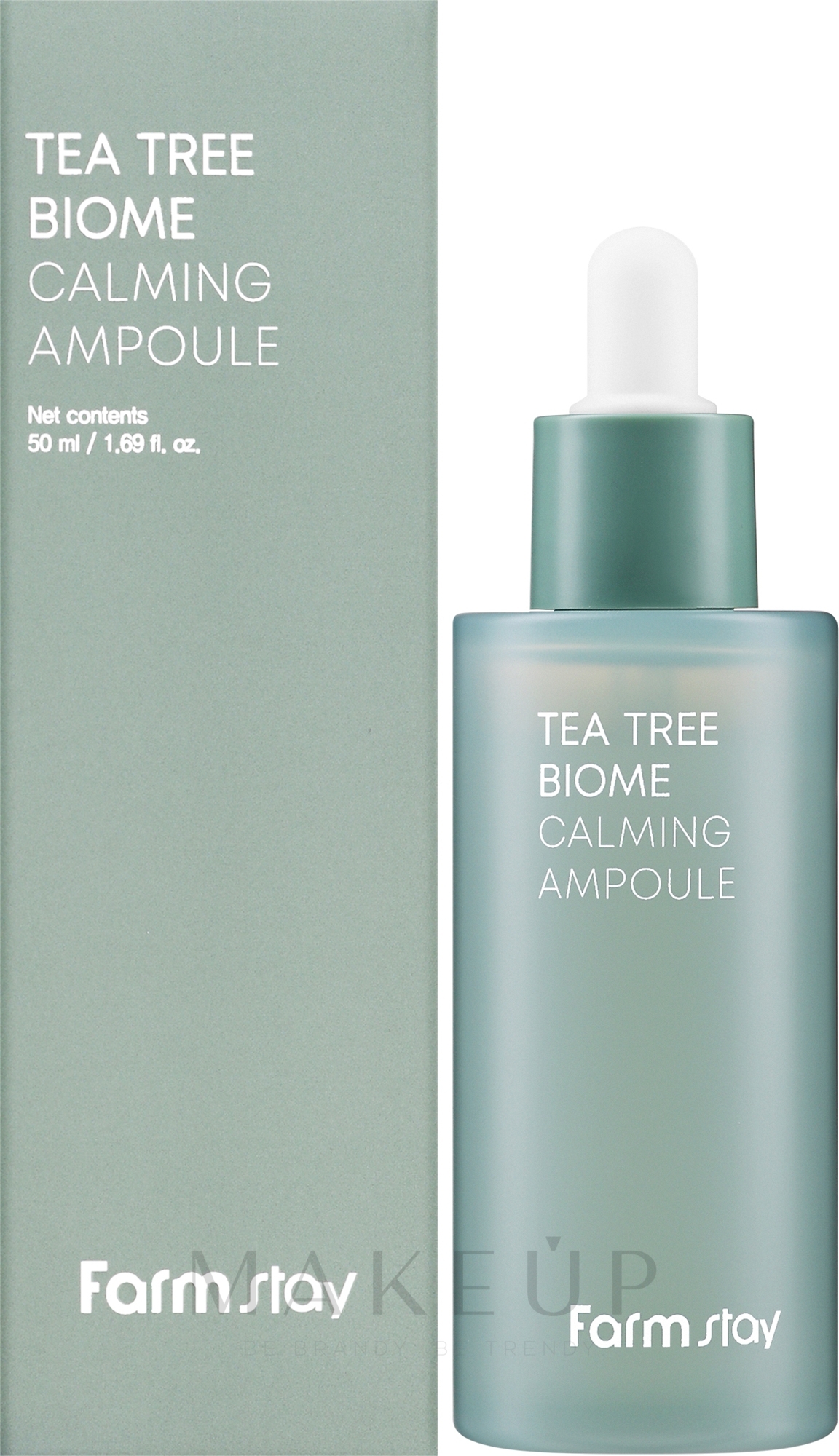 Beruhigendes Ampullenserum mit Teebaumextrakt - FarmStay Tea Tree Biome Calming Ampoule — Bild 50 ml