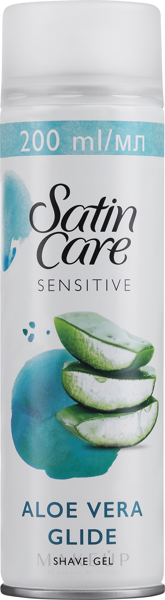 Rasiergel mit Aloe vera für empfindliche Haut - Gillette Satin Care Sensitive Skin Shave Gel for Woman — Bild 200 ml