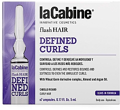 Düfte, Parfümerie und Kosmetik Ampullen für lockiges Haar - La Cabine Flash Hair Defined Curls