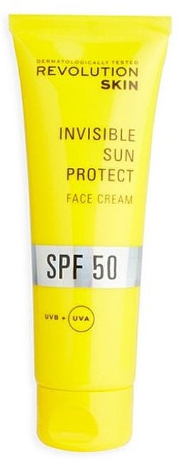 Sonnenschutzcreme für das Gesicht - Revolution Skin SPF 50 Invisible Sun Protect Face Cream — Bild N1