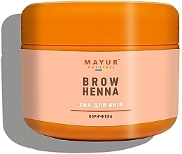 Düfte, Parfümerie und Kosmetik Augenbrauen-Henna braun - Mayur