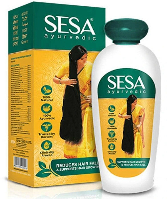 Ayurvedisches stimulierendes Öl zum Wachstum und gegen Haarausfall - Sesa Ayurvedic Oil Against Hair Loss