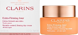 Straffende und feuchtigkeitsspendende Anti-Falten Tagescreme - Clarins Extra-Firming Day Cream — Bild N2