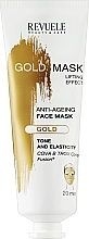 Anti-Aging Gesichtsmaske mit Calcium und Vitaminen - Revuele Anti-Age Gold Lifting Effect Mask — Bild N1