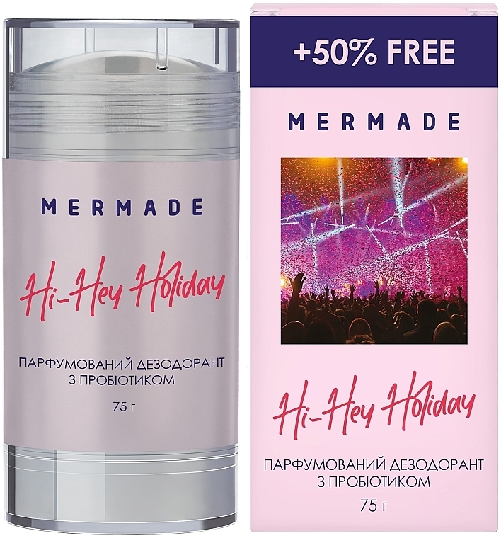 Mermade Hi-Hey-Holiday - Parfümiertes probiotisches Deodorant — Bild N1