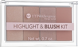 Highlighter- und Rougepalette - Bell Hypoallergenic Highlight & Blush Kit — Bild N2