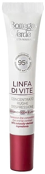 Augencreme - Bottega Verde Linfa Di Vite Eye & Lip Contour Treatment — Bild N1