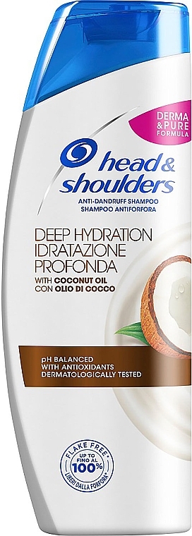 Anti-Schuppen Shampoo mit Kokosöl - Head & Shoulders Deep Hydration Coconut Oil Shampoo — Bild N1