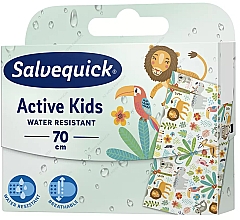 Düfte, Parfümerie und Kosmetik Wasserfeste Pflaster für Kinder 70 cm - Salvequick Active Kids Water Resistant