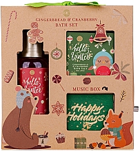 Düfte, Parfümerie und Kosmetik Körperpflegeset - Accentra Hello Winter Gingerbread & Cranberry Bath Set 