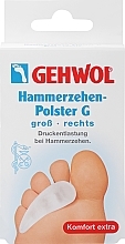Düfte, Parfümerie und Kosmetik Hochelastisches Polymer-Gel-Kissen Gehwol G rechts - Gehwol Cushion for hammer toe G