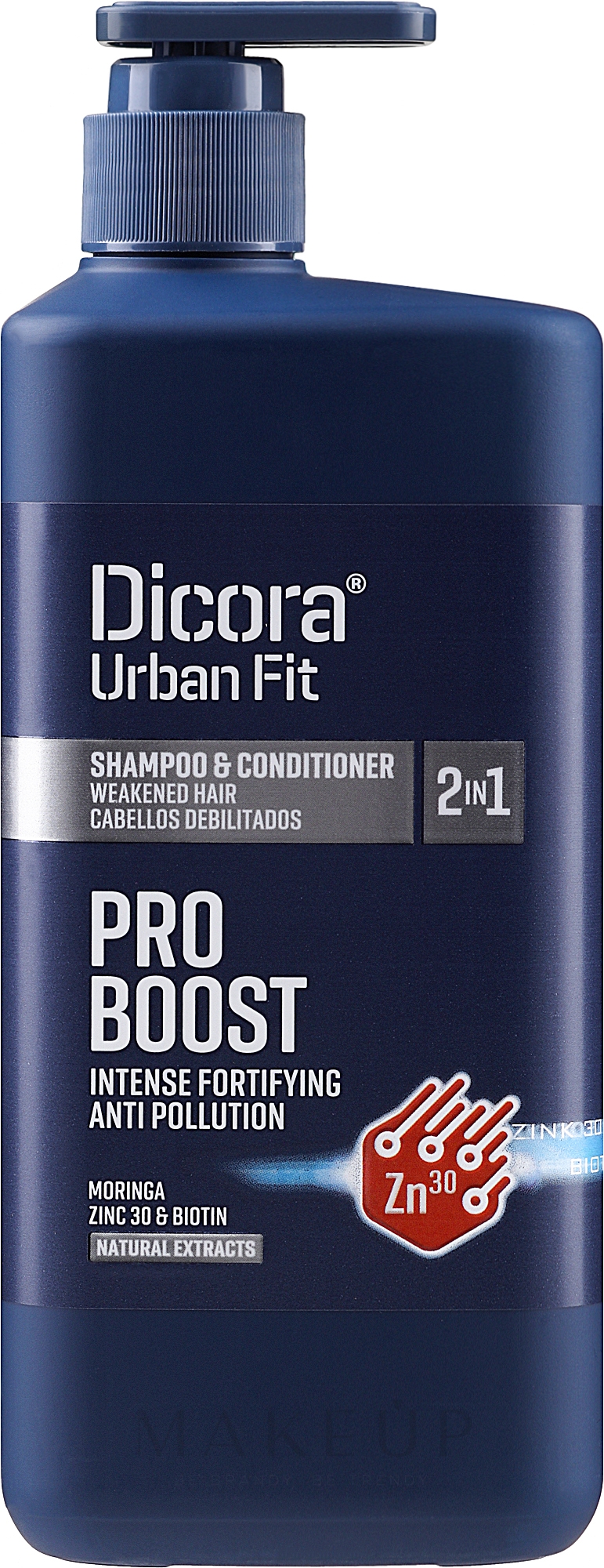 Shampoo für geschwächtes Haar - Dicora Urban Fit Shampoo Pro Boost — Bild 400 ml