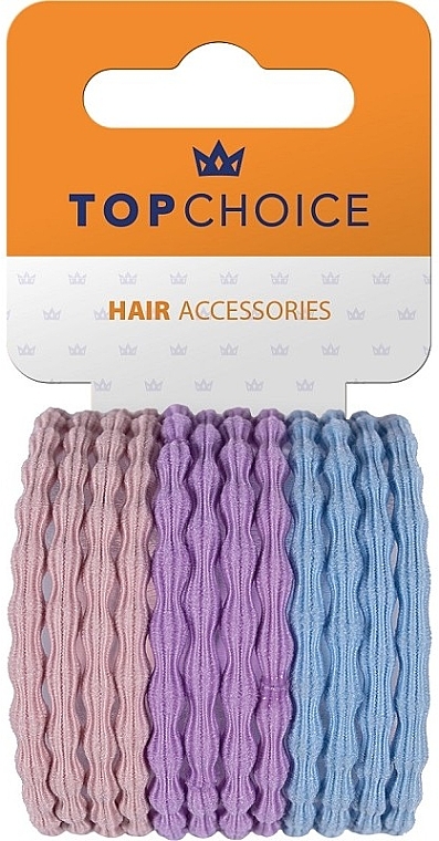 Haargummis 26539 violett-blau - Top Choice Hair Bands — Bild N1