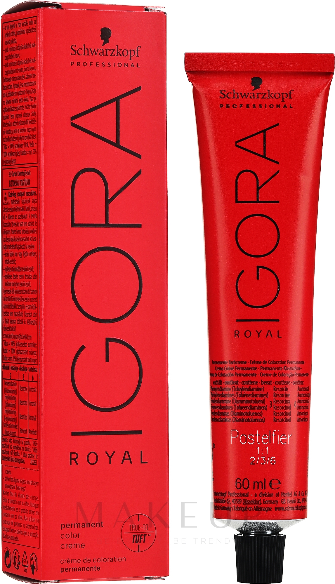 Farbenverstärker für die Haare - Schwarzkopf Professional Igora Royal Take Over Pastelfier — Bild 60 ml