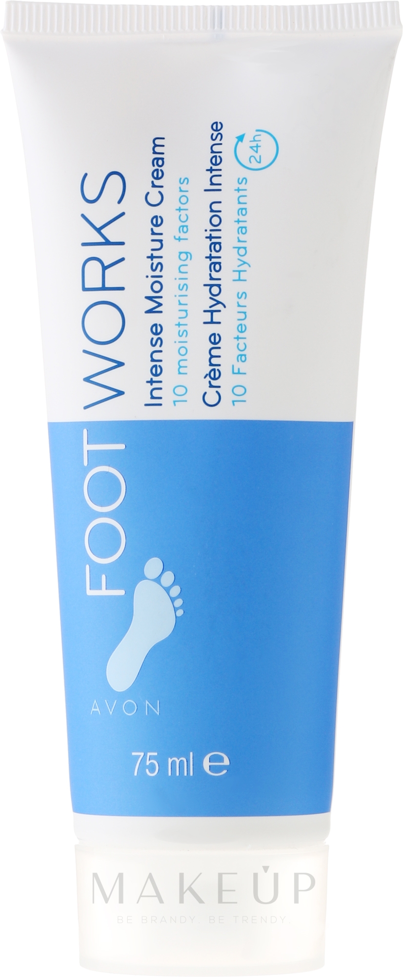 Intensiv feuchtigkeitsspendende Fußcreme - Avon Foot Works Intense Moisture Cream — Bild 75 ml