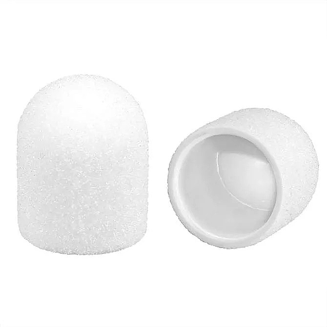 Schleifkappe für Pedikürefräser gerundet 13 mm 60 - NeoNail Professional ABS White — Bild N1