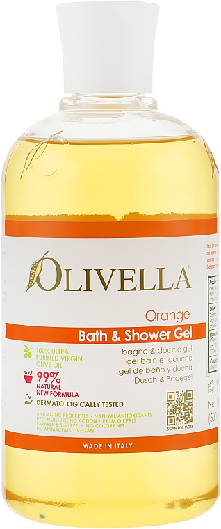 Dusch- und Badegel Orange - Olivella Orange Bath & Shower Gel — Bild N1