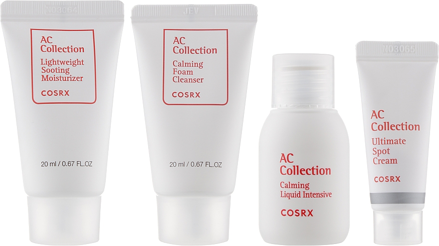 Set - Cosrx AC Collection Trial Intensive Kit (f/foam/20ml + f/toner/30ml + cr/5g + cr/20ml) — Bild N2