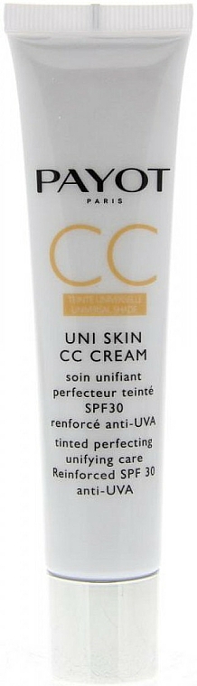 Pflegende und regenerierende CC Gesichtscreme SPF 30 - Payot Uni Skin CC Cream SPF 30