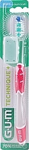 Zahnbürste Technique+ weich rosa - G.U.M Soft Compact Toothbrush — Bild N1