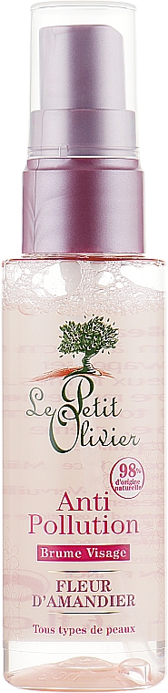Reinigendes und beruhigendes Gesichtsspray mit Mandelblüte - Le Petit Olivier Anti-Pollution Face Mist Almond Blossom — Bild N2
