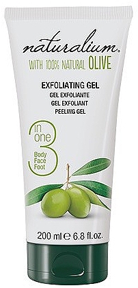 Körpergel-Peeling mit Olivenöl - Naturalium Gel Exfoliante Oliva Natural — Bild N1