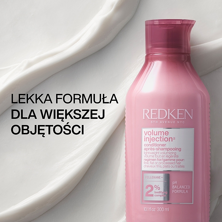 Volumengebender Conditioner für feines Haar - Redken Volume Injection Conditioner — Bild N2