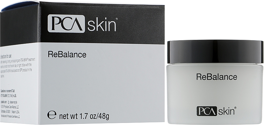 Feuchtigkeitsspendende Gesichtscreme für empfindliche Haut mit Niacinamid, Vitamin E, Nachtkerzen- und Borretschsamenöl - PCA Skin ReBalance — Bild N2