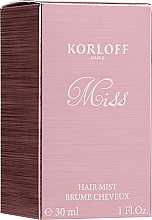 Düfte, Parfümerie und Kosmetik Korloff Paris Miss - Haarnebel