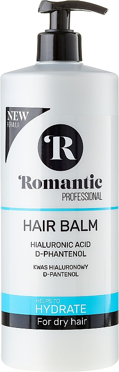 Conditioner für trockenes Haar mit Hyaluronsäure und D-Panthenol - Romantic Professional Hydrate Hair Balm — Foto N3