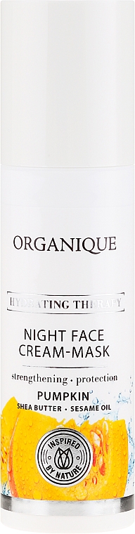 Intensiv feuchtigkeitsspendende Crememaske für die Nacht - Organique Hydrating Therapy Night Face Cream-Mask — Bild N1