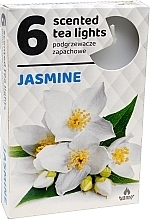Düfte, Parfümerie und Kosmetik Teelichter Jasmin 6 St. - Admit Scented Tea Light Jasmine