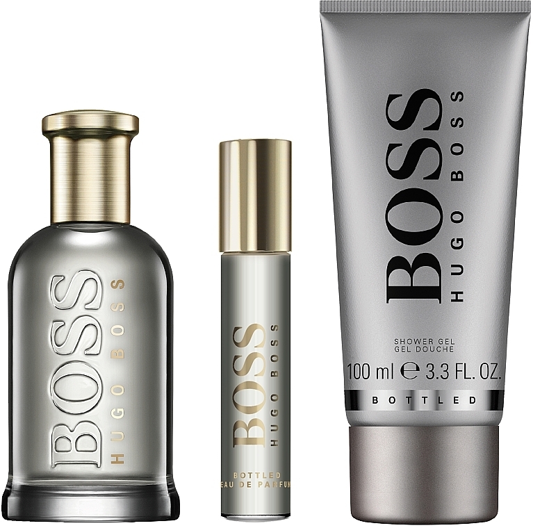 BOSS Bottled - Duftset (Eau de Parfum 100ml + Eau de Parfum 10ml + Duschgel 100ml) — Bild N2