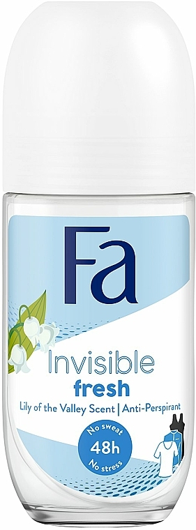 Deo Roll-on Antitranspirant - FA Invisible Fresh Lily of the Valley — Bild N1