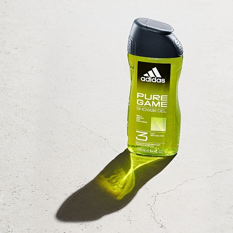 Duschgel für Männer - Adidas Pure Game Hair & Body Shower Gel — Bild N3