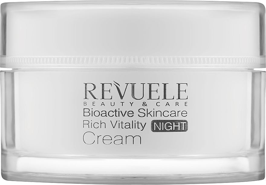 Nachtcreme für das Gesicht mit Antioxidantien - Revuele Bioactive Skincare 3D Hyaluron Rich Vitality Night Cream — Bild N1