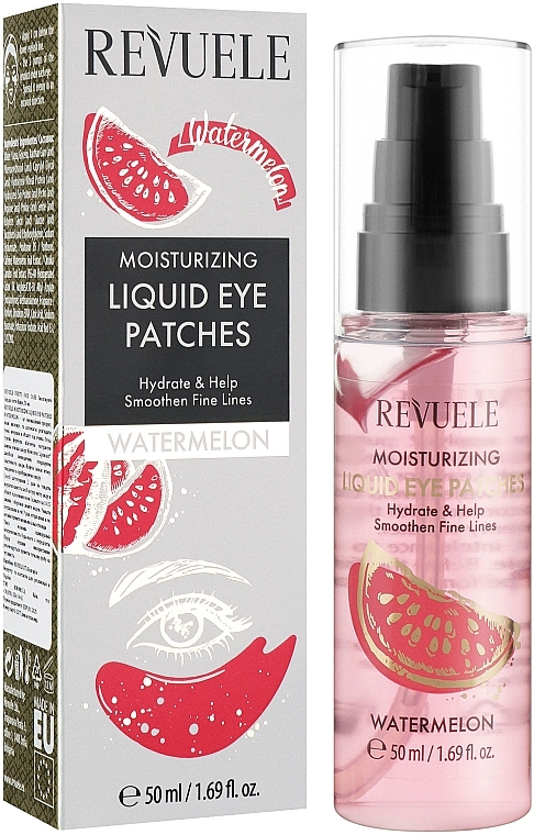 Augenpatches Wassermelone - Revuele Moisturizing Liquid Eye Patches Watermelon — Bild N2