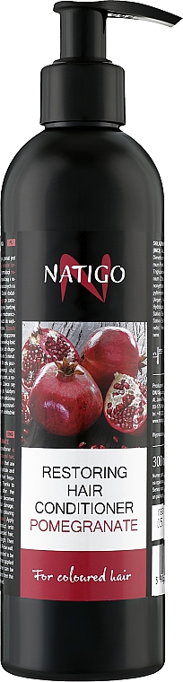 Regenerierender Conditioner mit Granatapfel - Natigo Strengthening Hair Conditioner — Bild N1