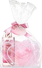 Set - Accentra Heart Cascade Magnolia Dream Gift Set (sh/gel/200ml + washcloth/1pcs) — Bild N1