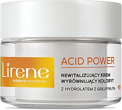 Revitalisierende Gesichtscreme mit Niacinamid und Bernsteinsäure - Lirene Acid Power — Bild N2