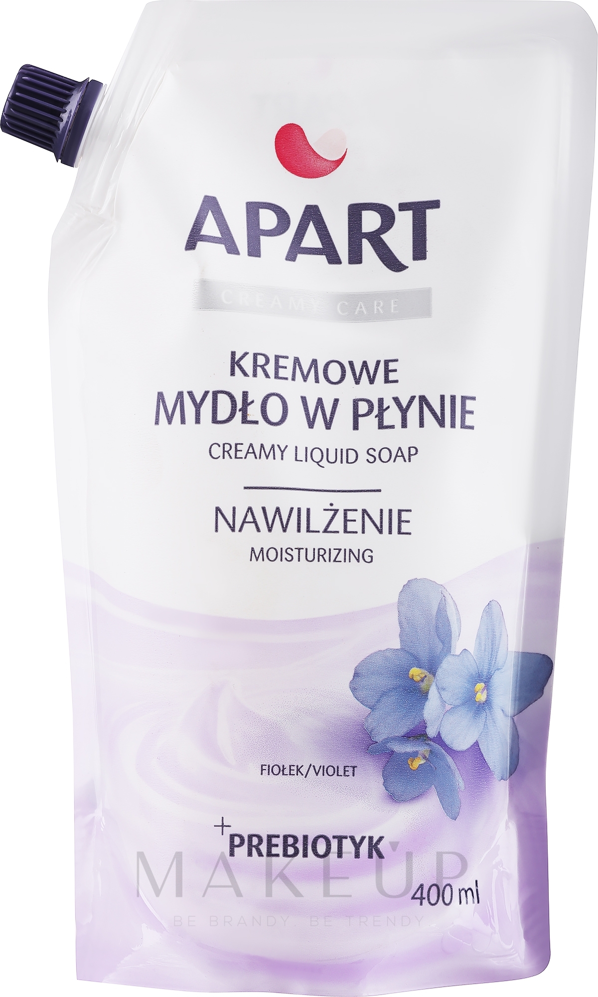 Flüssige Cremeseife "Passion Flower & Violet " - Apart Natural Passion Flower & Violet Soap (Doypack) — Bild 400 ml