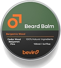 Bartbalsam mit Zedernholz und Bergamotte - Beviro Bergamia Wood Beard Balm — Bild N3