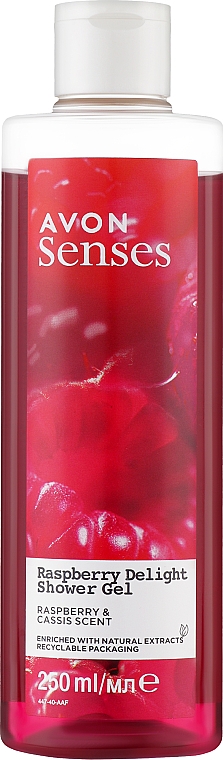 Duschgel mit Himbeere - Avon Senses Raspberry Delight Shower Gel — Bild N1