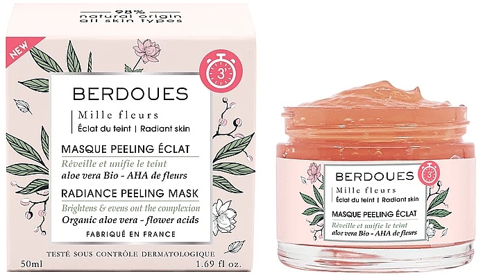 Peeling-Gesichtsmaske - Berdoues 1902 Mille Fleurs Radiance Peeling Mask — Bild N1