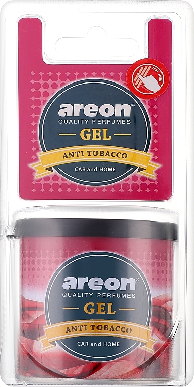 Gel-Lufterfrischer Anti-Tabak - Areon Gel Can Blister Anti Tobacco  — Bild N1