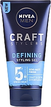 Düfte, Parfümerie und Kosmetik Definierendes Stylinggel mit semi-mattem Finish - Nivea Men Craft Stylers Defining Styling Gel