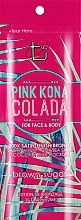 Düfte, Parfümerie und Kosmetik Bräunungscreme mit Satin-Bronzern, Kokosmilch und rosafarbenem Meersalz - Brown Sugar Pink Kona Colada 200X (Probe) 