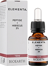 Gesichtskonzentrat mit Peptiden und Hibiskus - Bioearth Elementa Tens Peptide + Hibiskus 2% — Bild N2